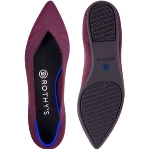 Rothys orchard purple pointy toe flats